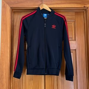 EUC adidas track jacket in mens size S